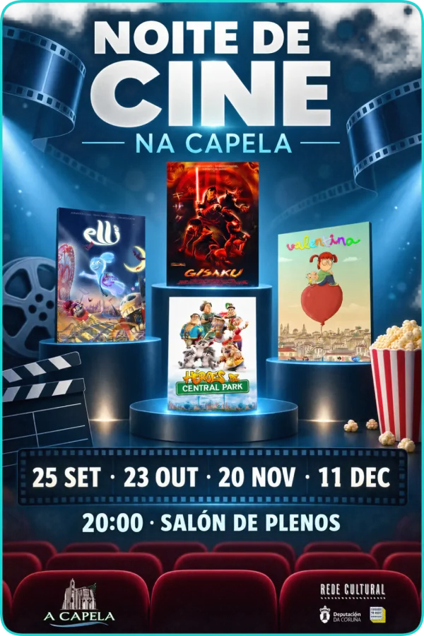 Cartel de Noite de cine na Capela