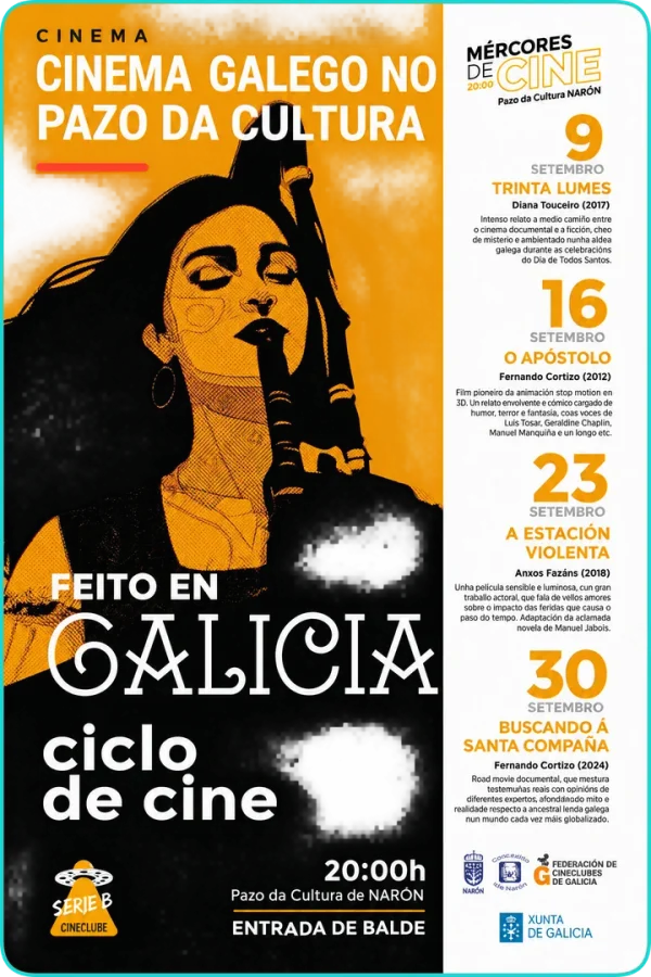 Cartel de Mércores de cinema galego