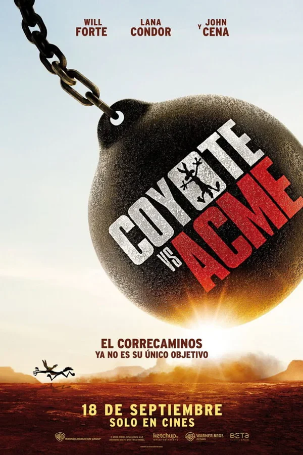 Cartel de Coyote vs Acme