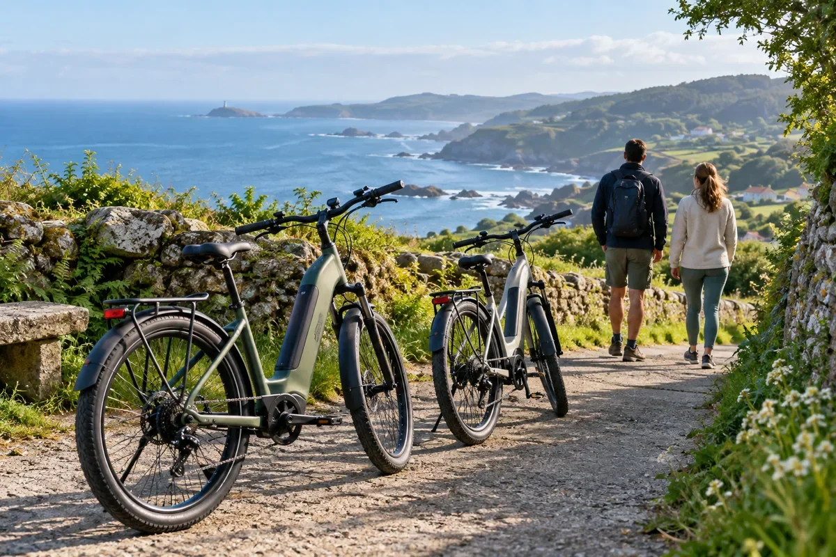 Imaxe editorial de E-bikes Ferrolterra