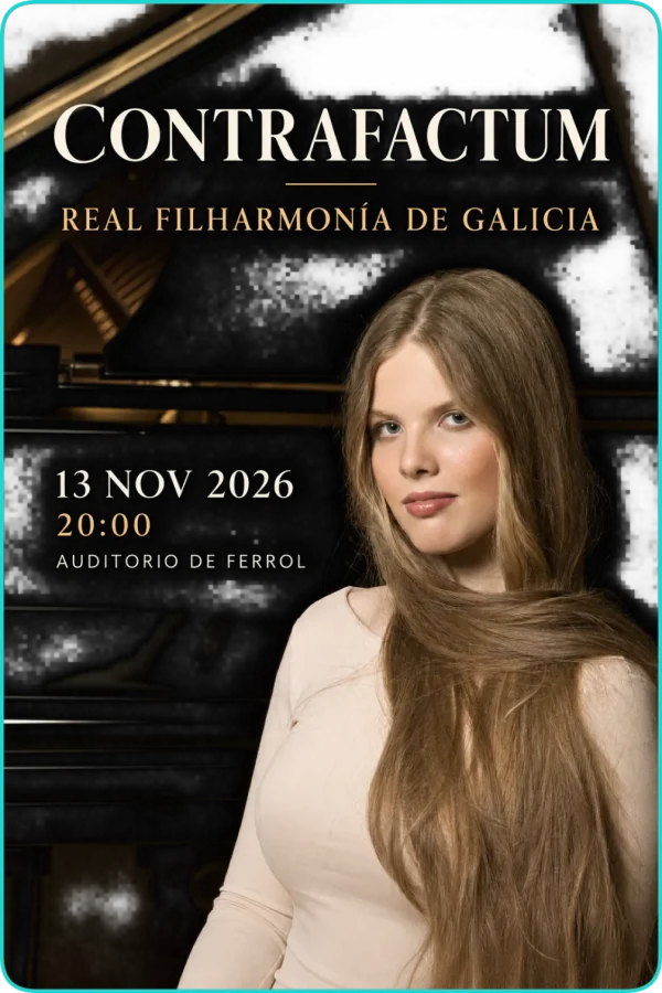 Cartel de Contrafactum · Real Filharmonía de Galicia