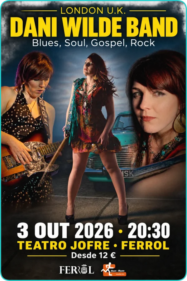 Cartel de Dani Wilde Band