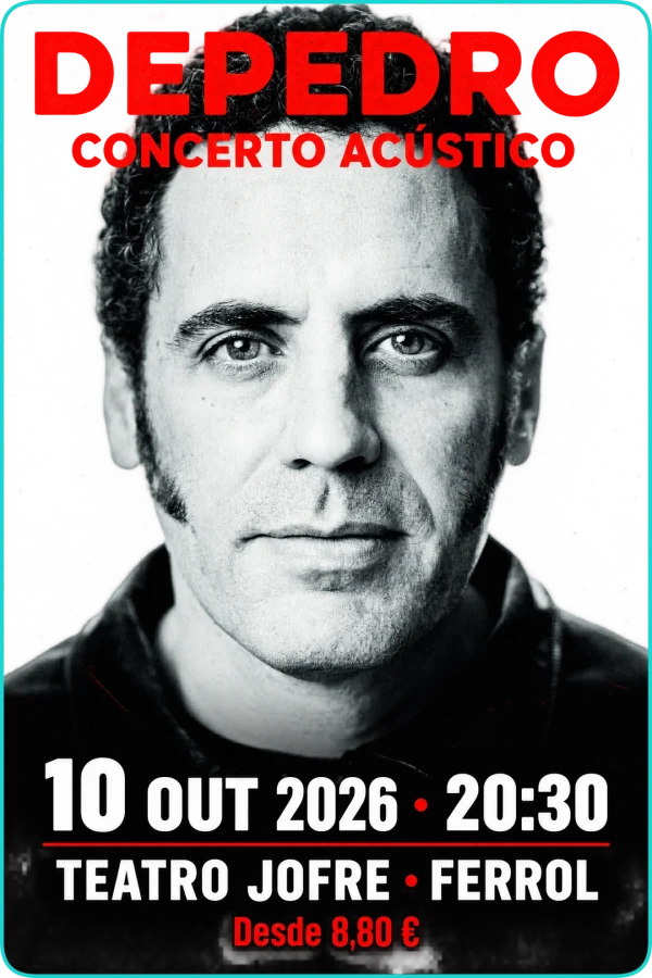 Cartel de Depedro en concerto acústico