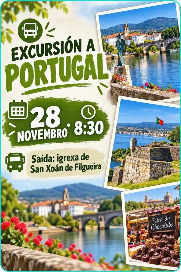 Cartel de Excursión a Portugal