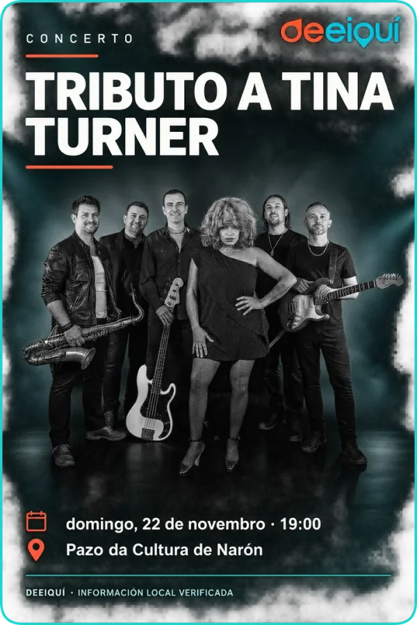 Cartel de Simply The Best · Tributo a Tina Turner