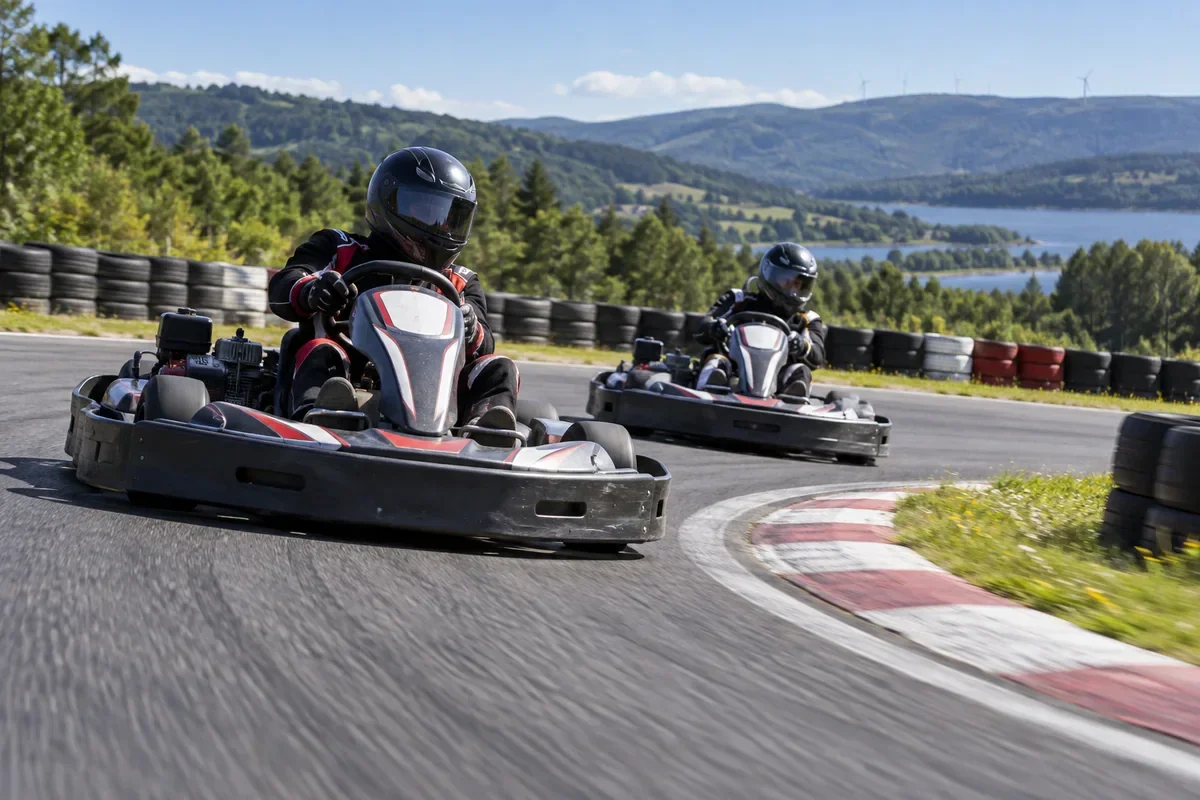 Imaxe editorial de Karting As Pontes