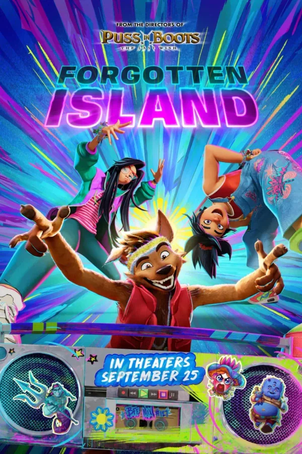 Cartel de La isla olvidada
