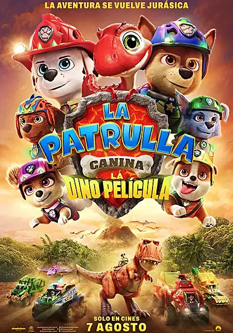 Cartel de La Patrulla Canina: La Dino película