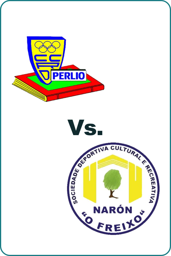 Cartel de CCRD Perlío Xuvenil B — Narón O Freixo Xuvenil B