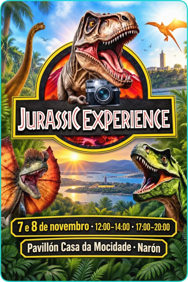 Cartel de Jurassic Experience