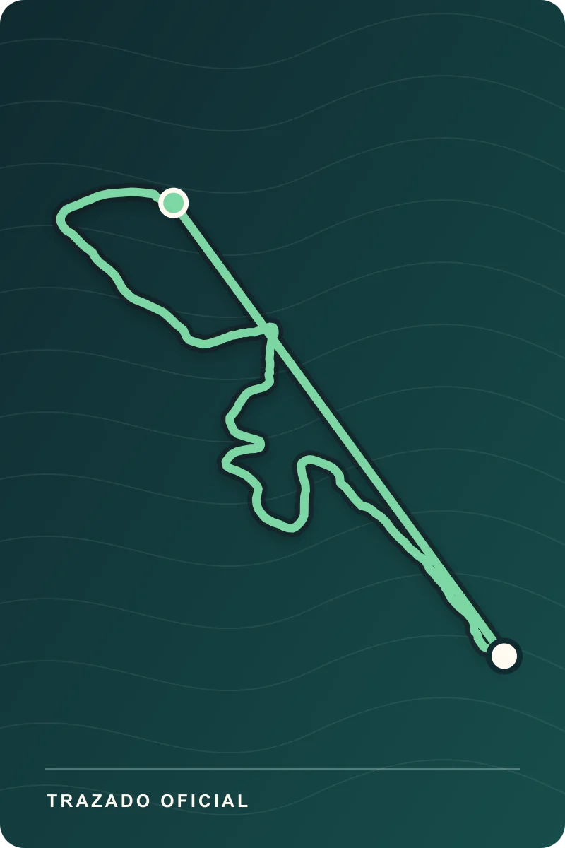 Representación do trazado oficial de PR-G 212 · Ponte do Porto – Ponte Ulló