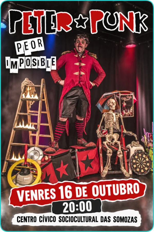 Cartel de Peter Punk. Peor imposible