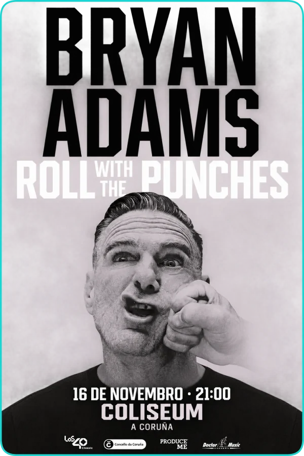 Cartel de BRYAN ADAMS - Roll with the punches
