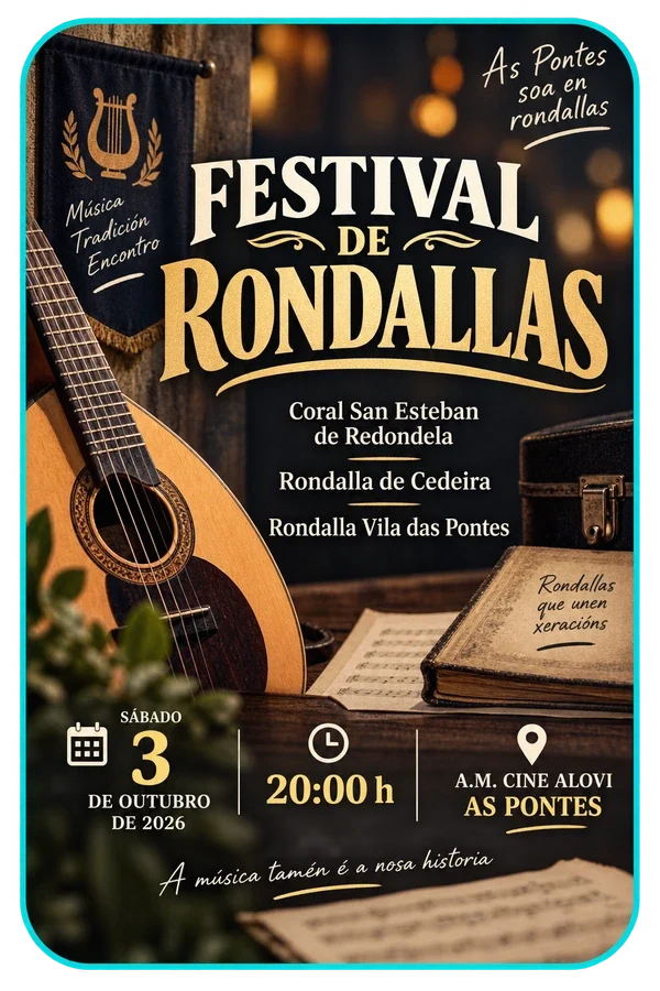 Cartel de Festival de Rondallas