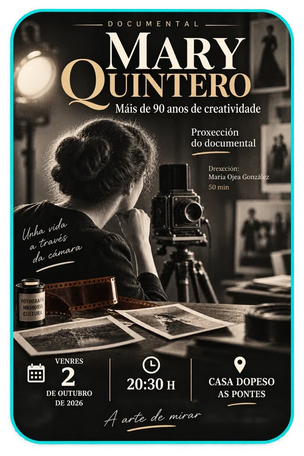 Cartel de Mary Quintero. Máis de 90 anos de creatividade